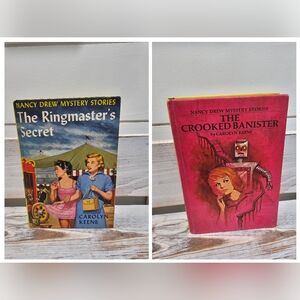 2 Vintage Nancy Drew Books